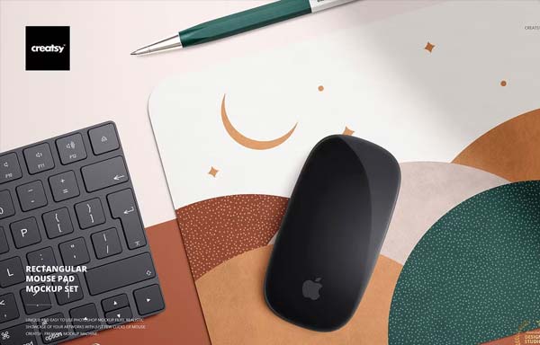 Office Desk Mousepad Mockup