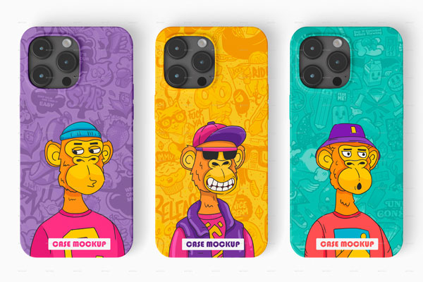 Phone Case Mockup Set