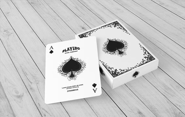 Playing Card Mockup Editable Template