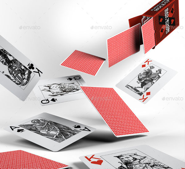 Playing Card Mockup Generator PSD