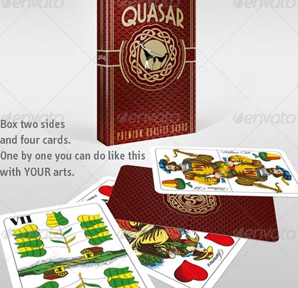 Playing Card and Business Card Mockups