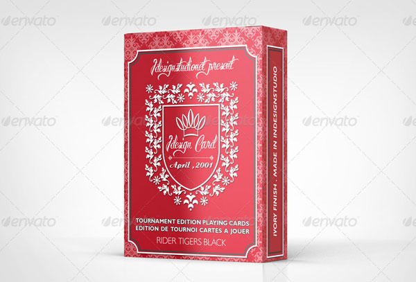 Playing Cards Mockup Template