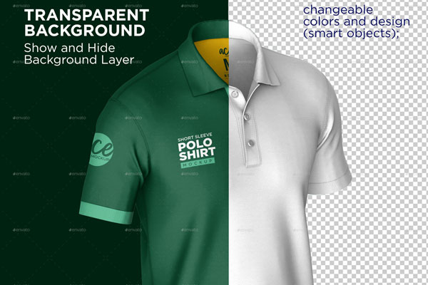 Polo Shirt Mockup Templates PSD Free Download