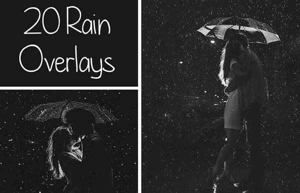 Rain Photo Overlays Download