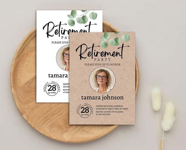 Retirement Party Flyer Printable Template