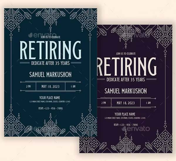 Retirement Party Invitation Templates For Word