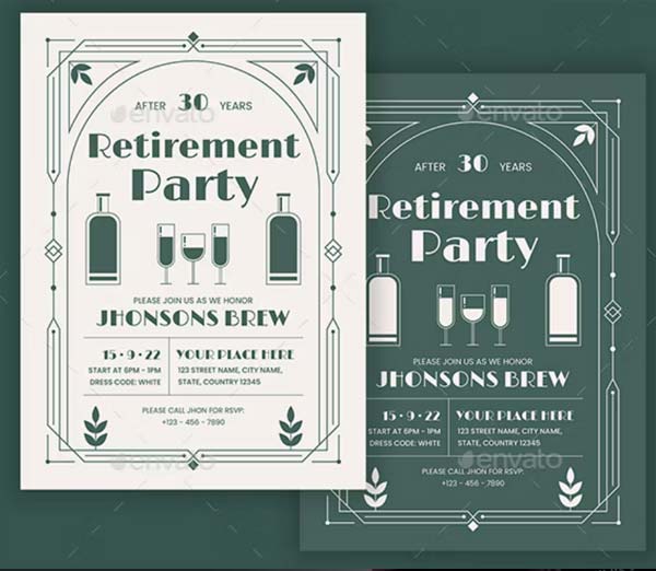 Sample Retirement Party Invitation Download