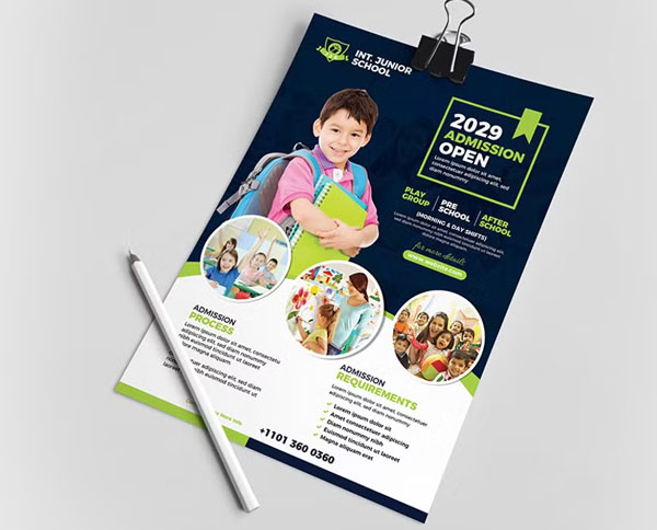 School Admission Flyer Templates