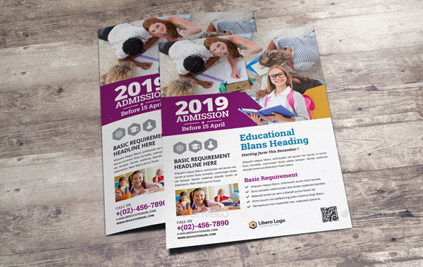 School Study Promotion Flyer Template