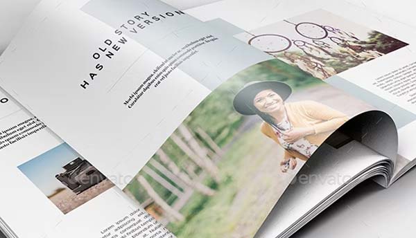 Simple Magazine PSD Template