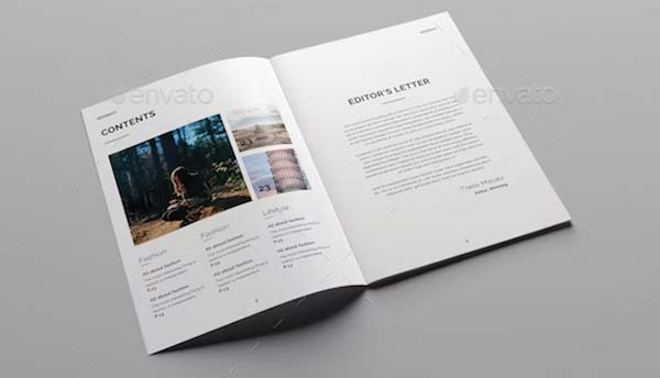 Simple Magazine Template Download