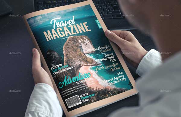 Simple Travel Magazine Design Download