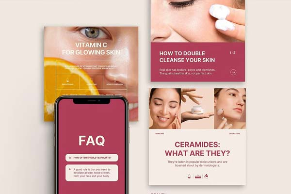 Skin Care Brochure Templates