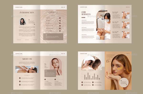 Skin care Brochure Printable Template