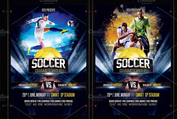 Soccer Flyer Background