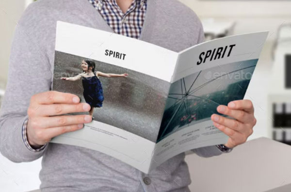 Spirit Minimal Magazine Template