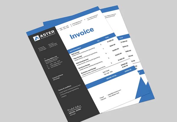 Tax Invoice Blank Template