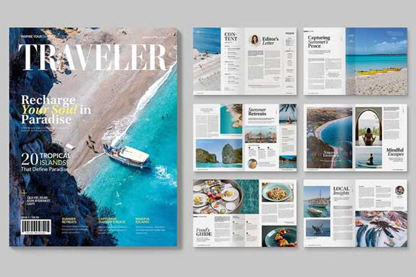 Travel Magazine Template