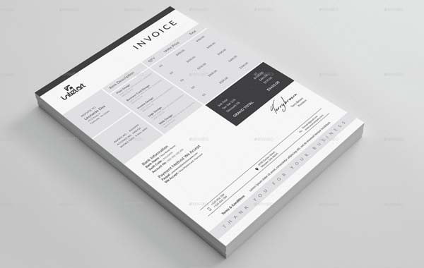 Travel Service Invoice Template Word