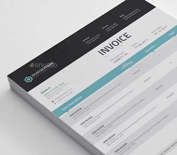 Travel Service Invoice Word Template