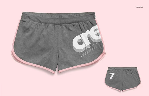 Women's Shorts Mockup Set